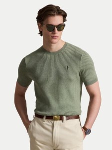 Polo Ralph Lauren T-Shirt 710B13892006 Zielony Regular Fit