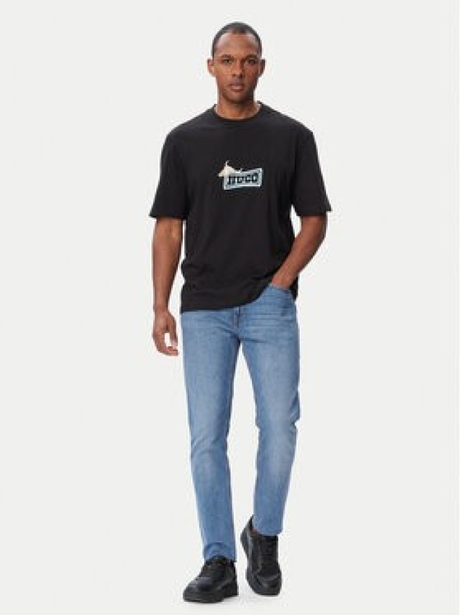HUGO Jeansy Ash 50563468 Niebieski Slim Fit