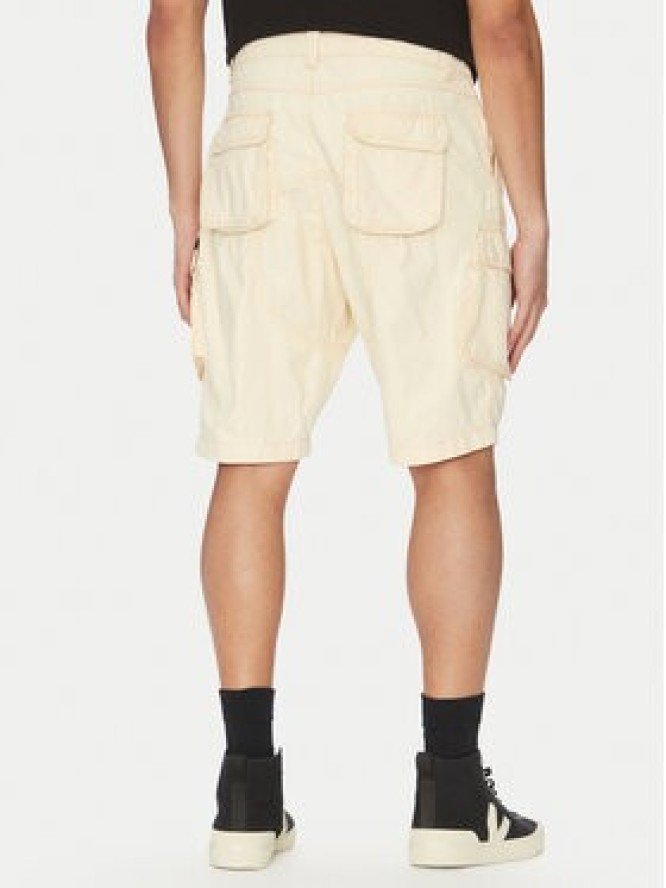 Alpha Industries Szorty jeansowe Canvas Acid 156259 Biały Regular Fit