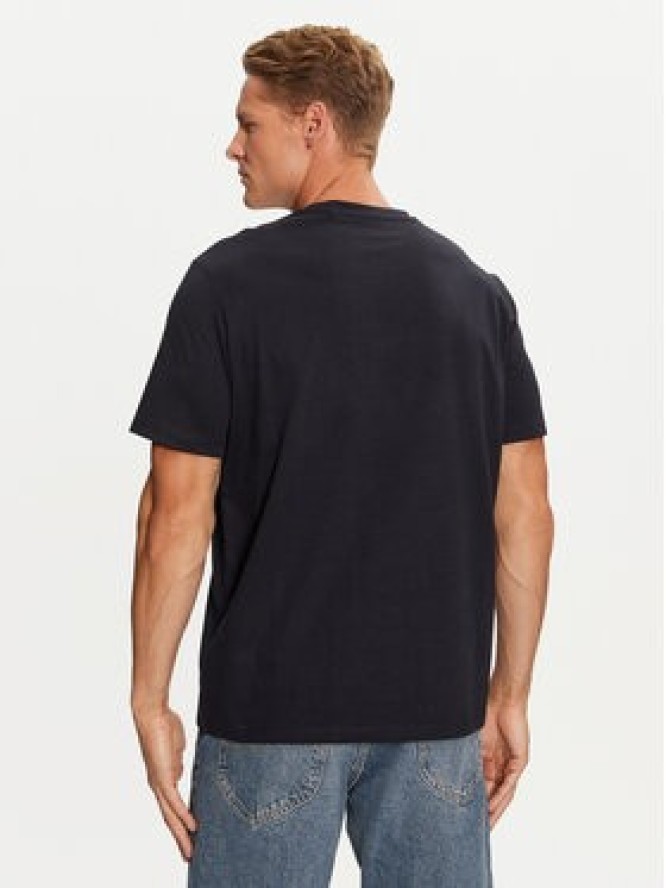 Guess T-Shirt M4YI0A KCCM1 Granatowy Regular Fit