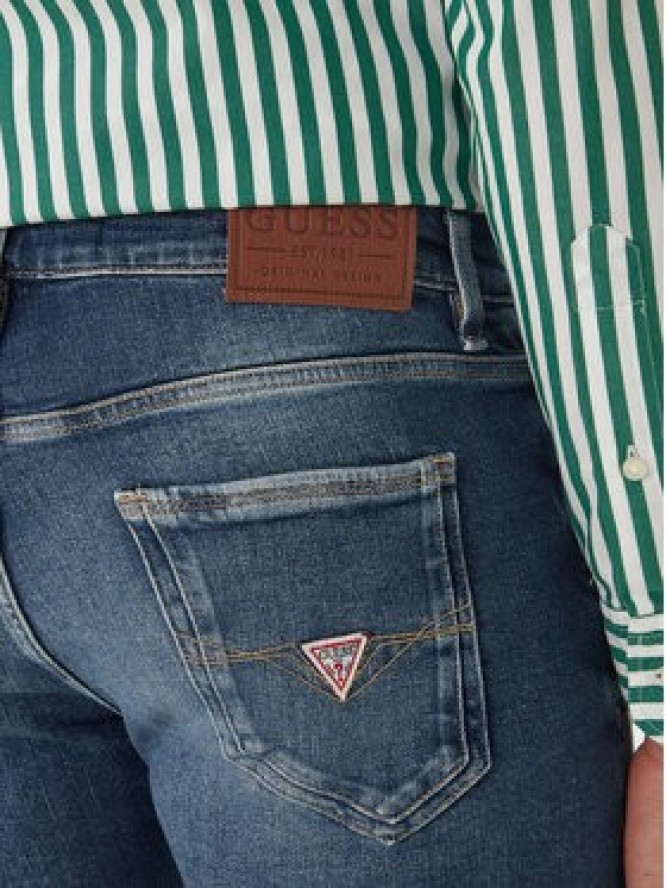 Guess Jeansy M2YAN1 D4Q42 Niebieski Skinny Fit