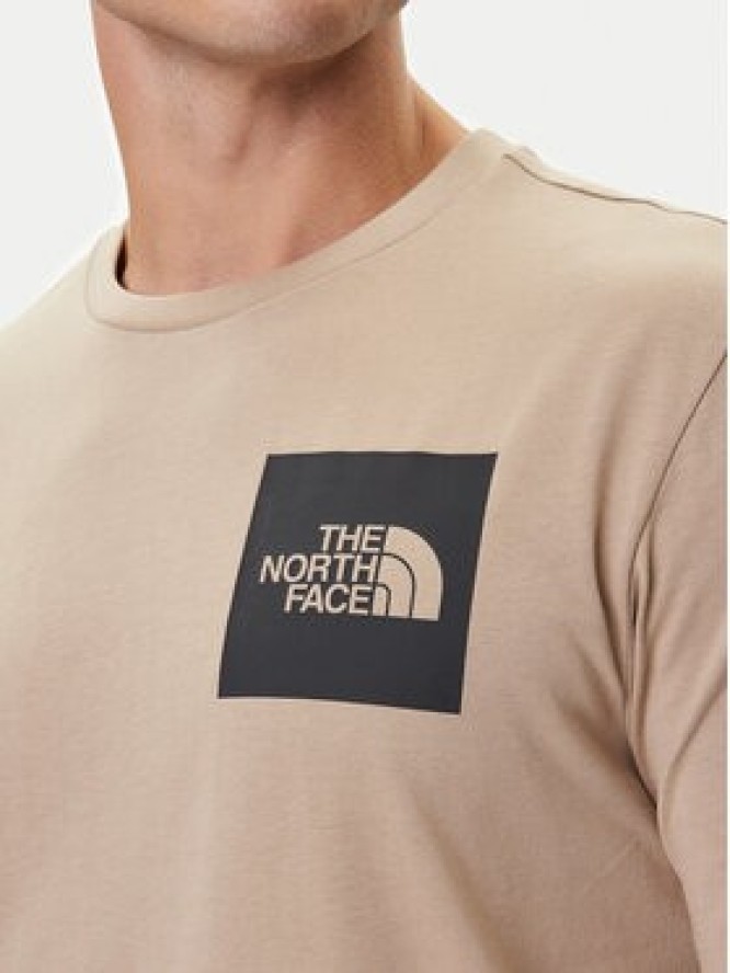 The North Face T-Shirt Fine NF0A8A6M Beżowy Regular Fit