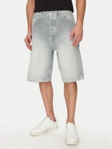 HUGO Szorty jeansowe 50534609 Błękitny Regular Fit