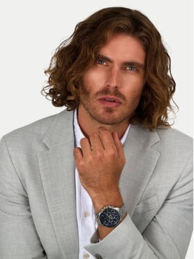 Maserati Zegarek Sfida Chronograph R8873640025 Srebrny