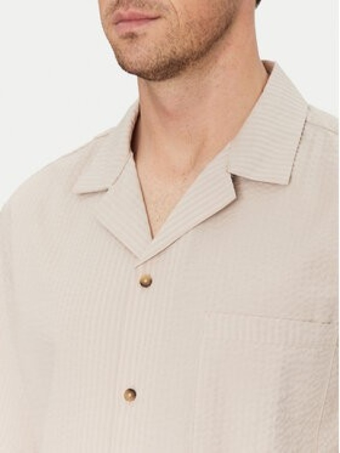 Only & Sons Koszula Eye Resort 22030342 Beżowy Relaxed Fit