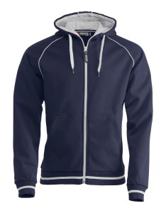 clique Gerry bluza z kapturem strukturalna, ciemny granat – dark navy