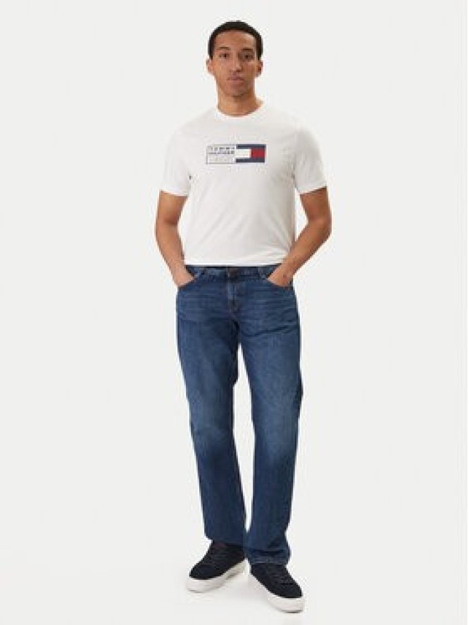 Tommy Hilfiger T-Shirt Brand Love Box MW0MW42366 Biały Regular Fit
