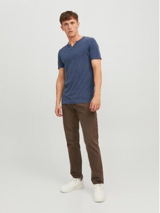 Jack & Jones T-Shirt Split 12164972 Granatowy Standard Fit