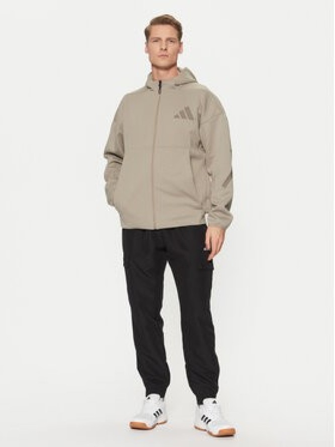 adidas Bluza Z.N.E. JC5495 Beżowy Regular Fit