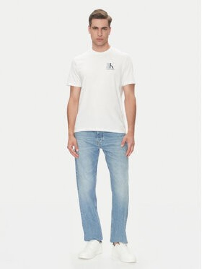 Calvin Klein T-Shirt LV04RC853G Biały Regular Fit