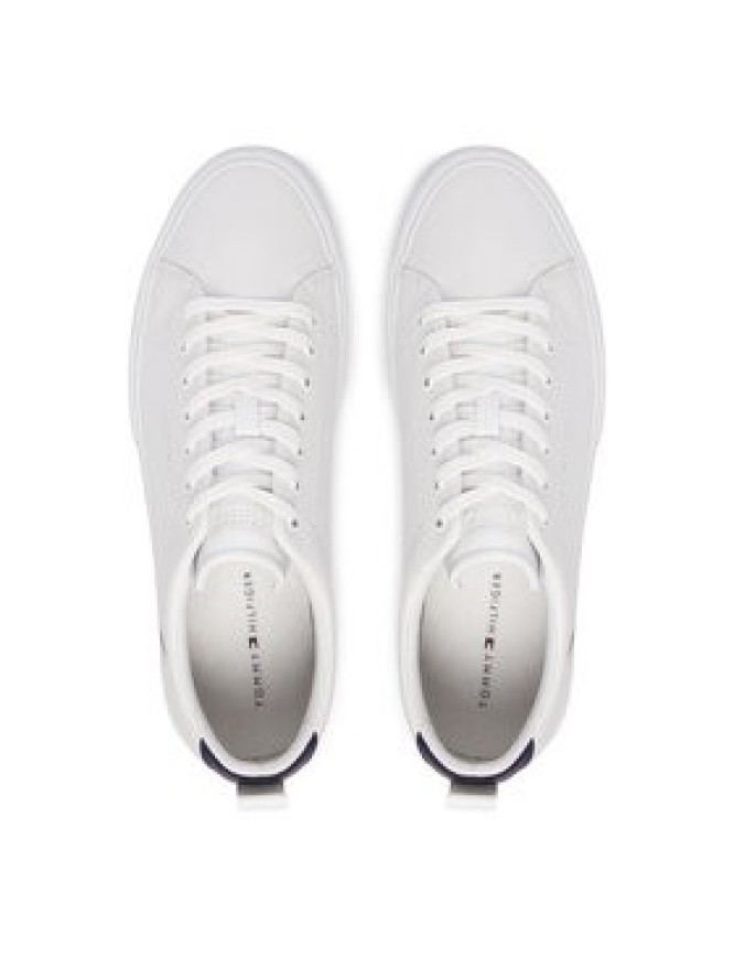 Tommy Hilfiger Sneakersy Harlem Street Lth FM0FM05708 Biały