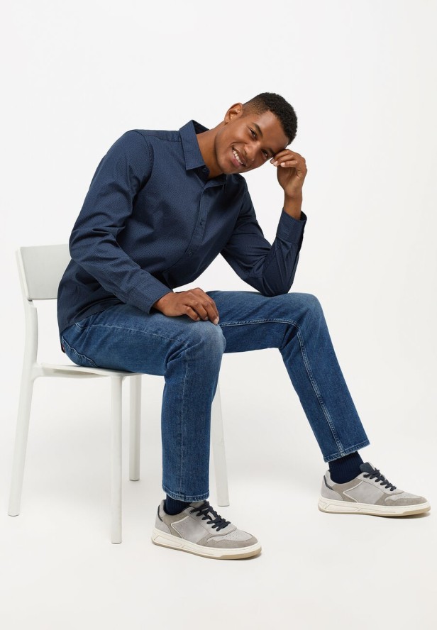 MĘSKIE SPODNIE JEANSOWE MUSTANG DENVER STRAIGHT DENIM BLUE 1014607 5000 903