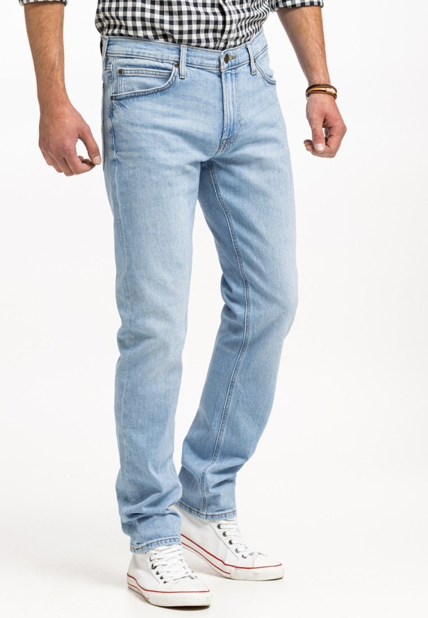 LEE DAREN ZIP FLY MĘSKIE SPODNIE JEANSOWE JEANSY DŻINSY BLUE SKY LIGHT L707ICC25 112331697