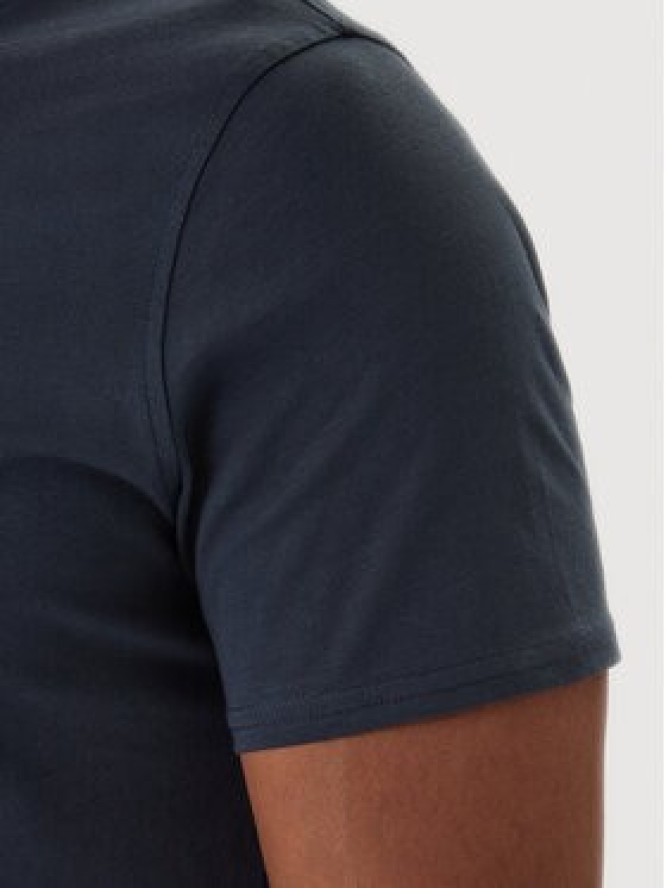 Tommy Jeans T-Shirt DM0DM04411 Granatowy Slim Fit