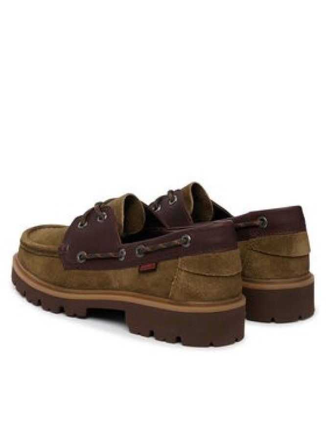 Clarks Loafersy Cleyhill Boat 26186180 Zielony