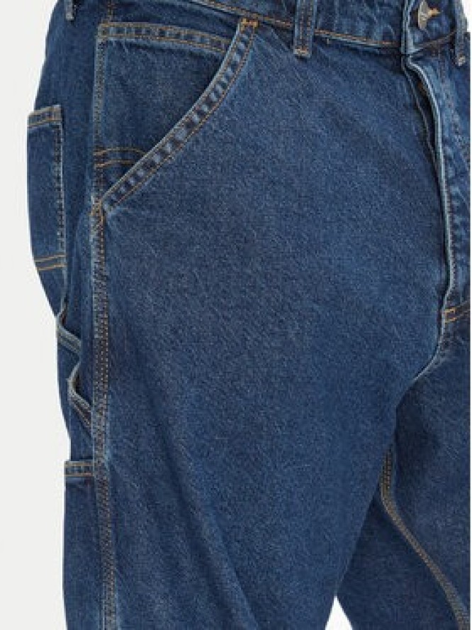 Jack & Jones Szorty jeansowe Alex 12273238 Granatowy Baggy Fit