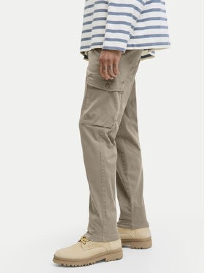 Jack & Jones Spodnie materiałowe Stace Arthur 12282388 Beżowy Regular Fit