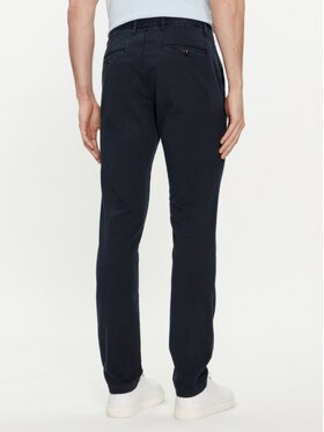 Tommy Hilfiger Chinosy Bleecker MW0MW33910 Granatowy Slim Fit