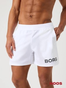 bjorn_borg BORG 6" SHORTS z recyklowanego poliestru - BRILLIANT WHITE