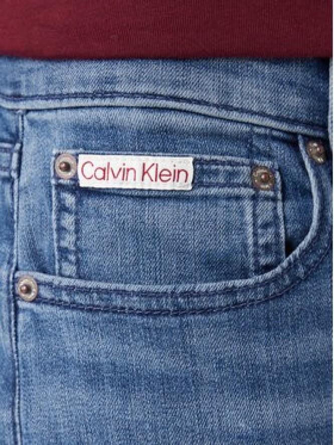 Calvin Klein Jeans Jeansy LV04RE781G Niebieski Slim Fit