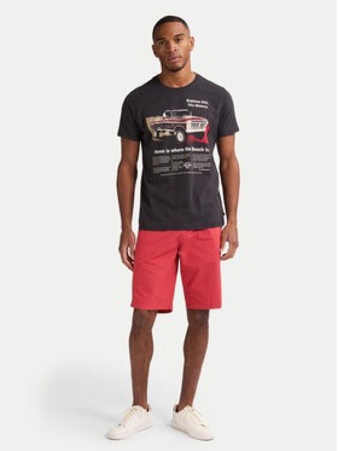 Petrol Industries T-Shirt M-1050-TSR604 Czarny Regular Fit