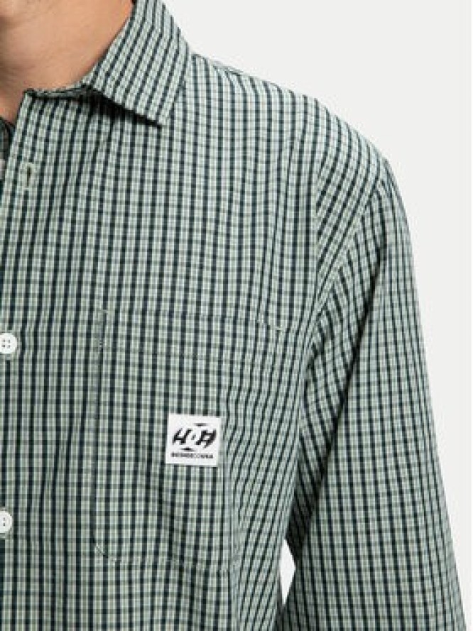 DC Shoes Koszula Game OnEDYWT03263 Zielony Regular Fit