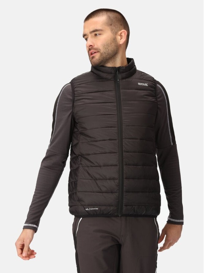 Regatta Kamizelka Marizion B/W RMB135 Czarny Regular Fit