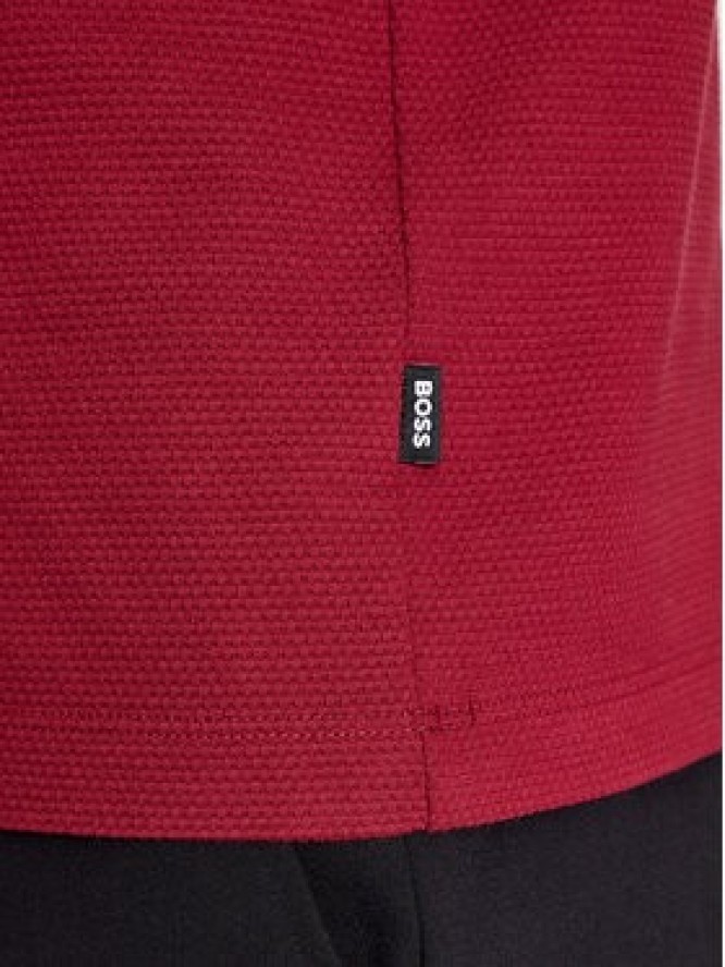 BOSS T-Shirt Tiburt 240 50452680 Czerwony Regular Fit