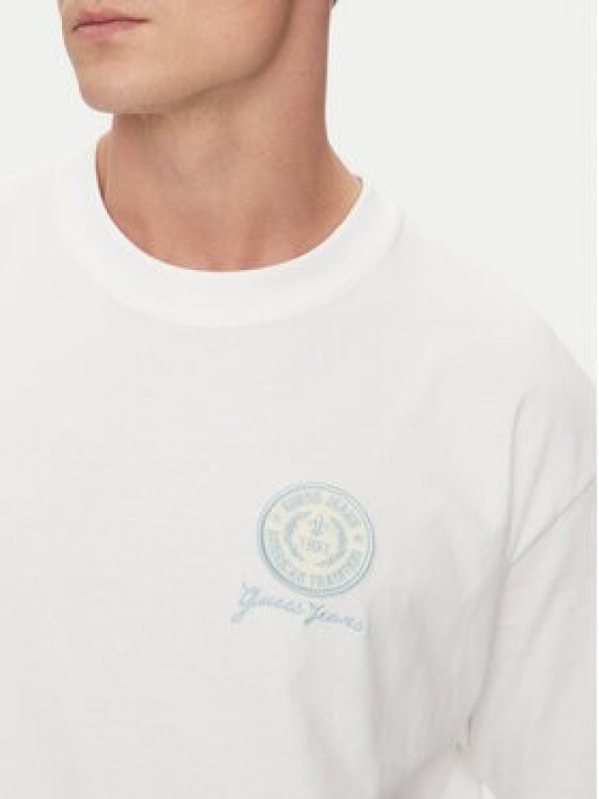 Guess Jeans T-Shirt M5GI56 K8FQ4 Biały Regular Fit