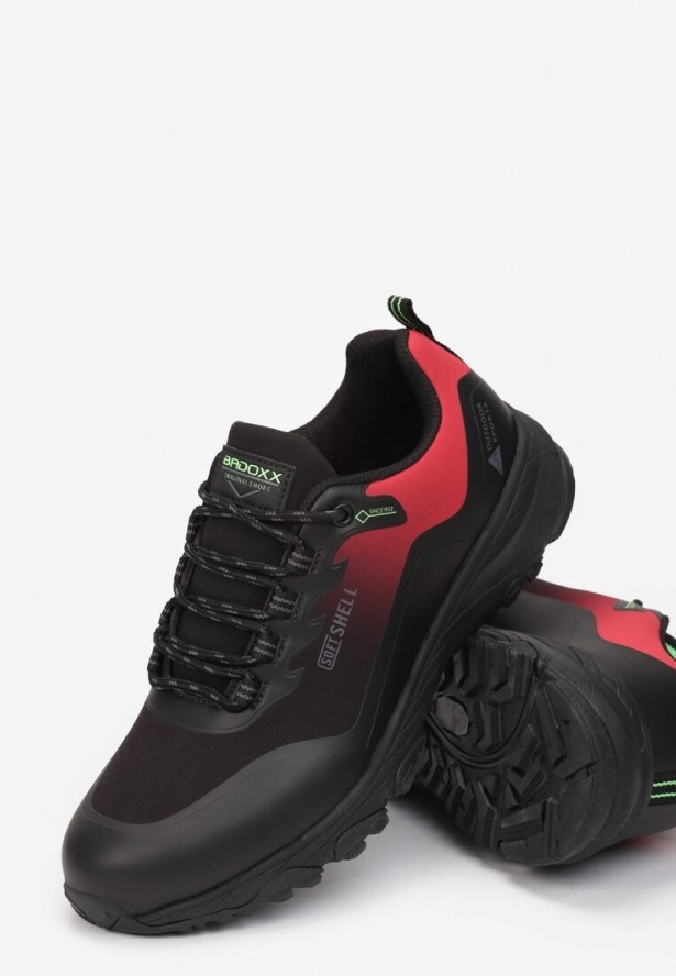 Czarno-Zielone Buty Sportowe Telape