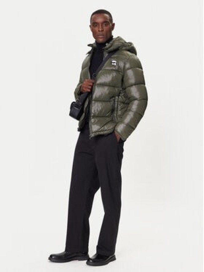 KARL LAGERFELD Kurtka zimowa 505022554590 Zielony Regular Fit
