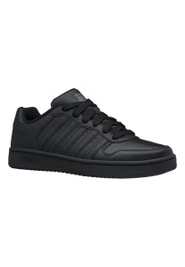Sneakersy sportowe męskie K-Swiss Court Palisades czarne skórzane (06931-001-M)