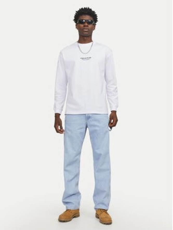 Jack & Jones Longsleeve Vesterbro 12251775 Biały Loose Fit