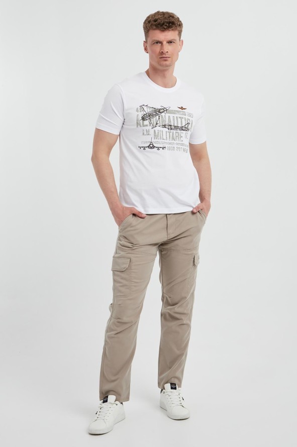 T-shirt męski AERONAUTICA MILITARE