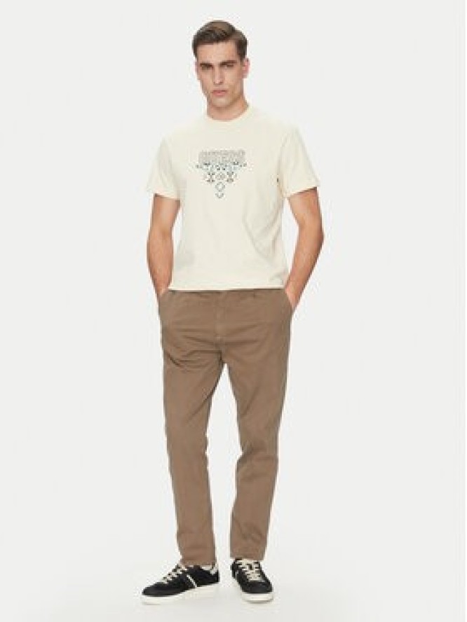 Guess T-Shirt M5GI11 K8FQ4 Beżowy Regular Fit