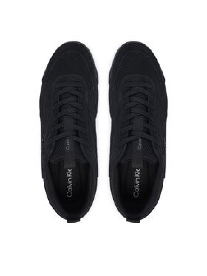 Calvin Klein Sneakersy Low Pro Runner Mix Mat HM0HM02208 Czarny