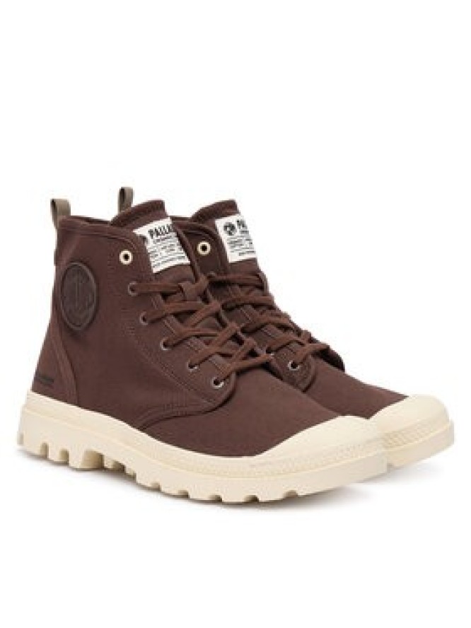 Palladium Trapery Pampa Hi Zip Organic 79101-293-M Brązowy