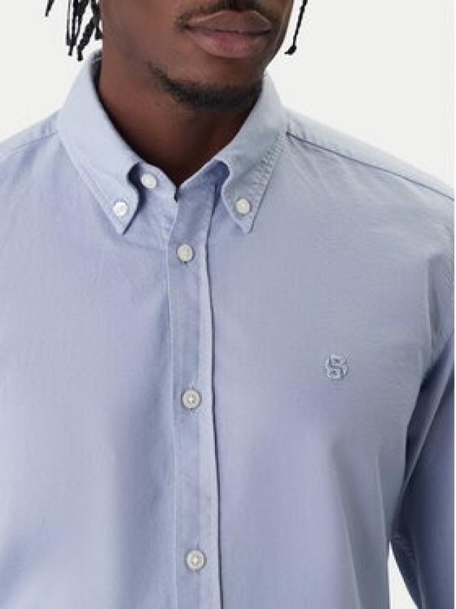 BOSS Koszula H-Roan 50555920 Fioletowy Slim Fit