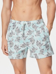 Emporio Armani Szorty kąpielowe EM000583 AF20447 F9045 Niebieski Regular Fit