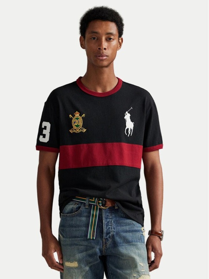 Polo Ralph Lauren T-Shirt 710P00093003 Czarny Regular Fit