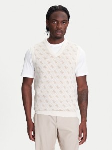 Guess Sweter M5YR09 Z3OE2 Beżowy Regular Fit