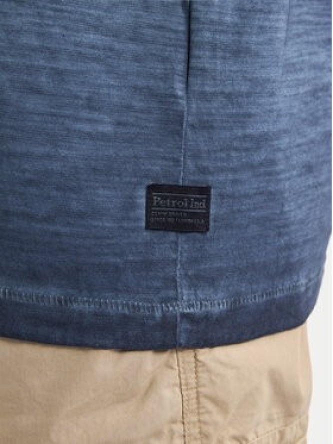 Petrol Industries T-Shirt M-1050-TSV662 Granatowy Regular Fit