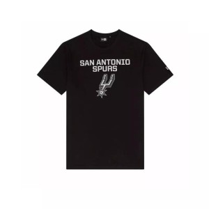 T-Shirt NBA San Antonio Spurs New Era Team logo Noir