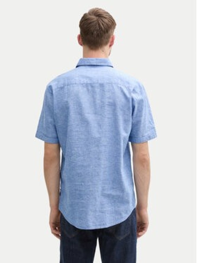 Tom Tailor Koszula 1045098 Niebieski Regular Fit