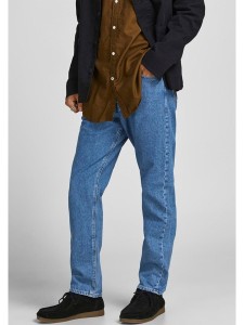 Jack & Jones Dżinsy "Chris" - Regular fit - w kolorze niebieskim rozmiar: W28/L30