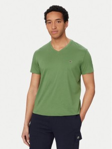 Lacoste T-Shirt TH6710 Zielony Regular Fit