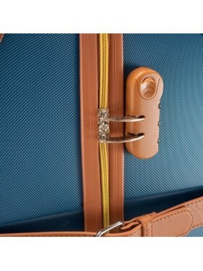 Semi Line Walizka średnia T5672-3 Granatowy