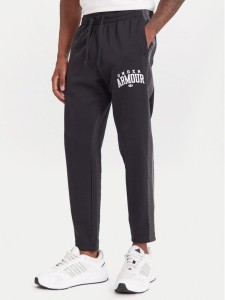 Under Armour Spodnie dresowe Ua Rival Fleece Colorblock 6003954 Czarny Loose Fit