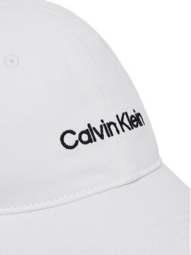 Calvin Klein Czapka z daszkiem Logo Embroidery LV04D5003G Biały