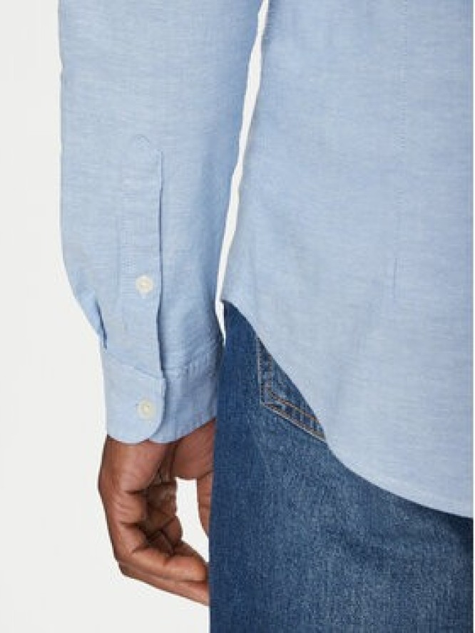 Tommy Jeans Koszula Stretch Oxford DM0DM09594 Błękitny Slim Fit